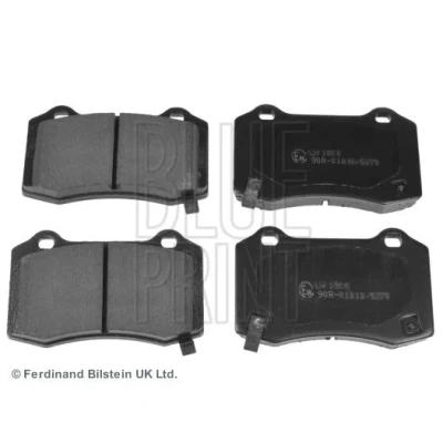 Billede af BLUE PRINT ADA104206 Bremseklodser bagaksel med akustisk advarsel for slid TESLA: Model S, X, JEEP: GRAND CHEROKEE 3, CHRYSLER: 300C Touring