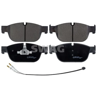 Billede af SWAG 62 91 6862 Bremseklodser foraksel Inkl. slidadvarselskontakt med stempelklips PEUGEOT: 508 I SW, 308 Hatchback, 407 SW
