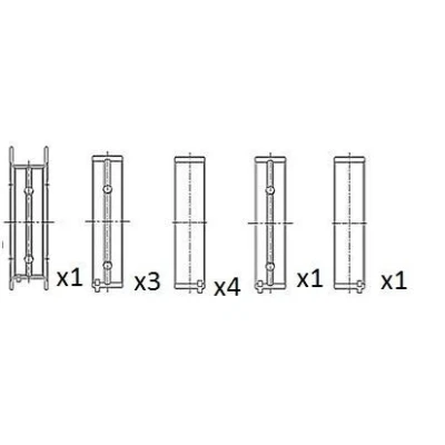 Billede af Krumtapakselleje FAI AutoParts BM1022 STD