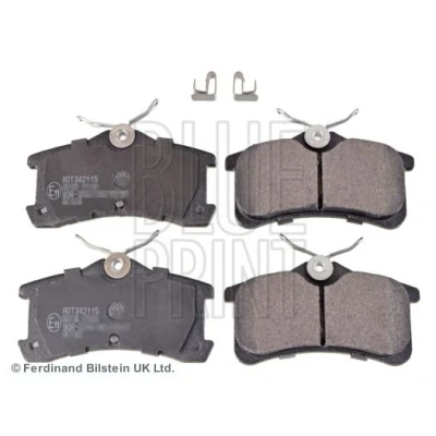 Billede af BLUE PRINT ADT342115 Bremseklodser bagaksel med akustisk advarsel for slid TOYOTA: Corolla VIII Compact, Liftback, Avensis I Stationcar
