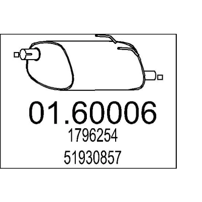 Billede af MTS 01.60006 Lydpotte 400mm FIAT: 500 C Cabriolet