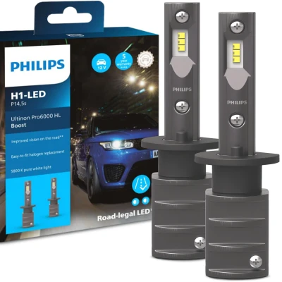 Billede af PHILIPS 11258U60BX2 Pære, fjernlys Omstilling H1 på LED 12V 13W 5800K OPEL: Astra K Hatchback, Corsa D Sports Tourer