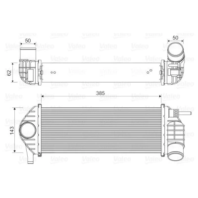 Billede af VALEO 818584 Intercooler uden EGR ventil