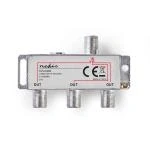 Billede af CATV Splitter 5 1000 MHz Tab af indsættelse: 6.8 dB Antal output: 3 75 Ohm Zinc Alloy