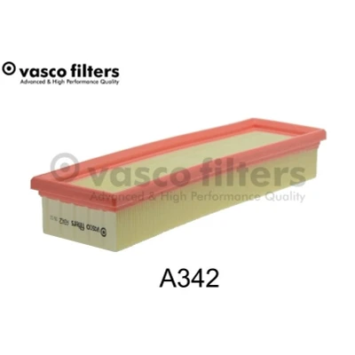 Billede af DAVID VASCO A342 Luftfilter 50 92 336 rektangulær Filterindsats PEUGEOT: 207 Hatchback, SW, CITROËN: C3 II