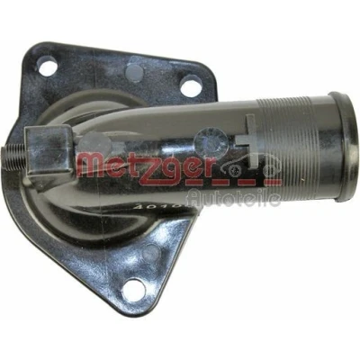 Billede af METZGER 4010031 Kølemiddelflange Termostat uden pakning med kappe PEUGEOT: 206 Hatchback, 307 Stationcar