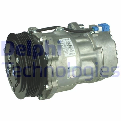 Billede af DELPHI TSP0159237 Kompressor Sanden SD7V16 PAG 46 med kompressorolie VOLKSWAGEN: TRANSPORTER 4 Bus