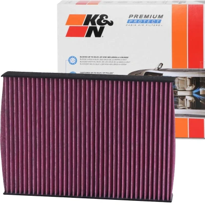 Billede af K&amp;N Filters DVF5063 Kabinefilter Aktivkulfilter 250 35 kvadratisk RENAULT: Megane 4, Kadjar, GRAND SCENIC NISSAN: Qashqai 2