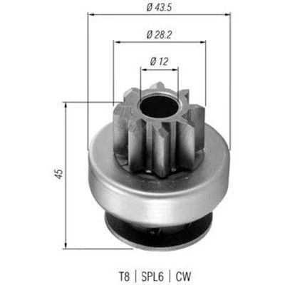 Billede af MAGNETI MARELLI 940113020362 Spidshjul, starter