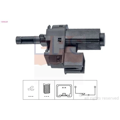 Billede af FACET 7.1221 Kontakt, koblingsbetjening (fartpilot) Made in Italy OE Equivalent FORD: MONDEO 4 Turnier, C Max 2, Grand