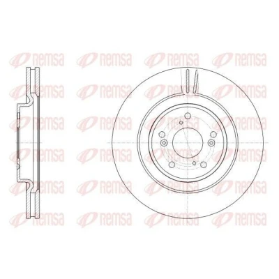 Billede af REMSA Bremseskive foraksel 320mm 28mm 5 ventileret 62557.10 45251TNYE01 Bremseskiver, Skivebremser