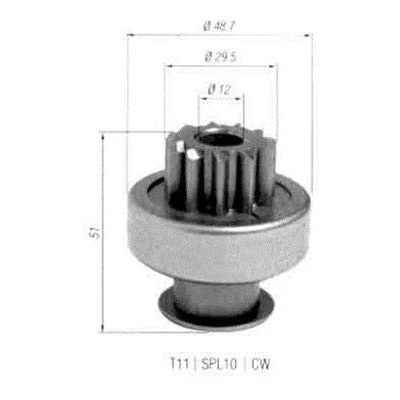 Billede af MAGNETI MARELLI 940113020450 Spidshjul, starter