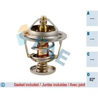 Billede af FAE 5324682 Termostat 82 med pakninger MAZDA: 3 Hatchback, 6 Stationcar, 5, SUZUKI: Grand Vitara 1 SUV, I SUV