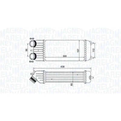 Billede af MAGNETI MARELLI 351319204250 Intercooler