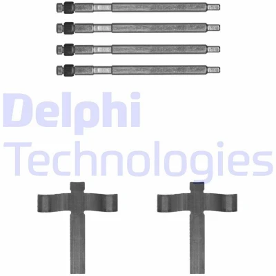 Billede af DELPHI LX0707 Tilbehørssæt, skivebremsebelægning TESLA: Model S, X
