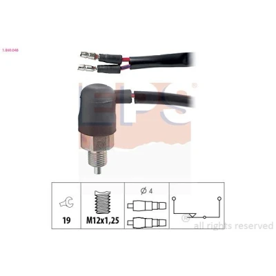 Billede af EPS 1.860.048 Kontakt, baklygte Made in Italy OE Equivalent MITSUBISHI: L200 II Pick up 1.6 1987 1996