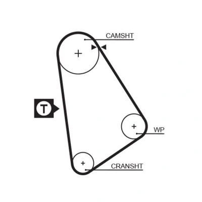 Billede af GATES FleetRunner Micro V Stretch Fit 5123 Tandrem 112 1067 19 Polykloropren (Neopren) VOLKSWAGEN: LT 28 35 I Ladvogn / Chassis