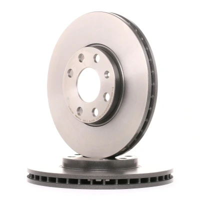 Billede af BREMBO COATED DISC LINE 09.7628.11 Bremseskiver 256 24 4 indvendigt ventileret coatet med skruer OPEL: Astra G CC, Caravan, Cabriolet
