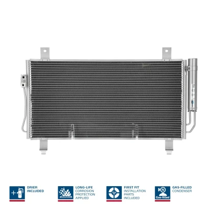 Billede af NISSENS 940435 Kondensator med tørrer Aluminium 708 R 134a MITSUBISHI: OUTLANDER 3