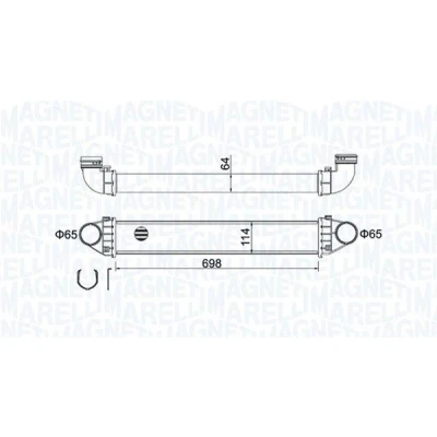 Billede af MAGNETI MARELLI 351319204210 Intercooler