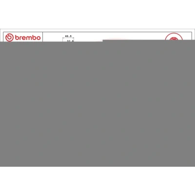 Billede af BREMBO 09.B386.33 Bremseskiver 390 32,6 5 todelt bremseskive, perforeret/indv. ventileret coatet højkarboniseret