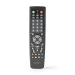 Billede af Nedis Universal fjernbetjening Forprogrammeret 10 Enheder Hukommelses knapper / TV guide knap Infrarød Sort
