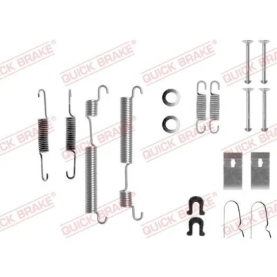 Billede af QUICK BRAKE 105 0653 Tilbehørssæt, bremsebakker HONDA: CRX 3