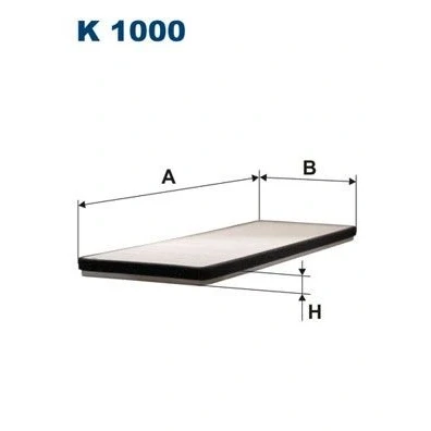 Billede af FILTRON K 1000 Kabinefilter Partikelfilter 418 150 19 OPEL: Corsa B Hatchback, Astra F Caravan, CC