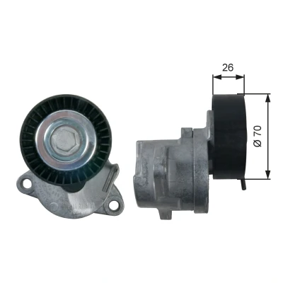 Billede af GATES T39164 Strammehjul FleetRunner Micro V Stretch Fit OPEL: Insignia A Hatchback, Astra J Sports Tourer, Hatchback