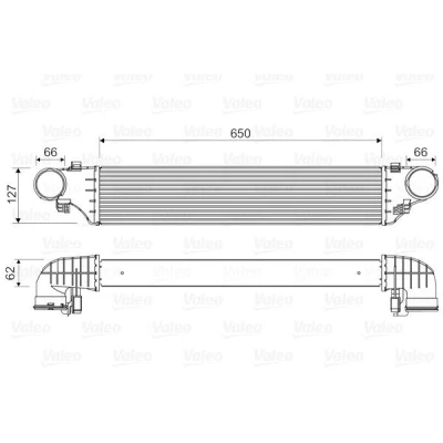 Billede af VALEO 818552 Intercooler uden EGR ventil