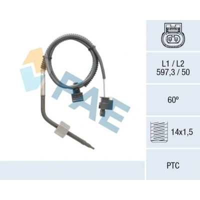 Billede af FAE 68054 Sensoren foran partikelfilter MERCEDES BENZ: B klasse