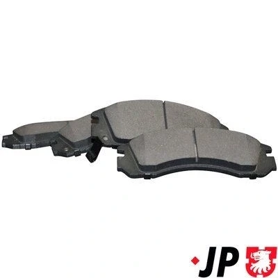 Billede af JP GROUP 3963600710 Bremseklodser foraksel med akustisk advarsel for slid MITSUBISHI: Lancer 8 Limousine, Outlander 3, 2 SUV, PEUGEOT: 4007