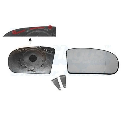 Billede af VAN WEZEL 3032838 Spejlglas med fjeder højre MERCEDES BENZ: E klasse Sedan, T modell, C Sedan