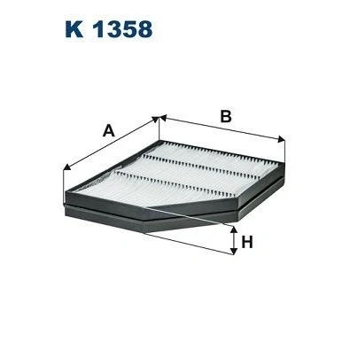 Billede af FILTRON K 1358 Kabinefilter Partikelfilter 311, 128 231 36