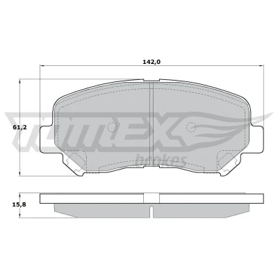 Billede af Bremseklodser TOMEX Brakes TX 17 25