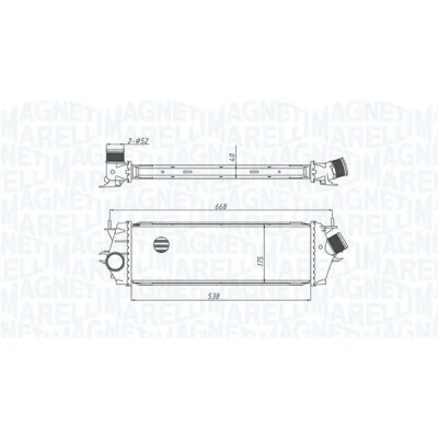 Billede af MAGNETI MARELLI 351319205340 Intercooler