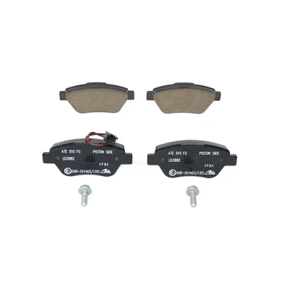 Billede af ATE Ceramic 13.0470 3982.2 Bremseklodser Inkl. slidadvarselskontakt med bremsecaliperskruer FIAT: BRAVO 2, Stilo Hatchback, Multi Wagon