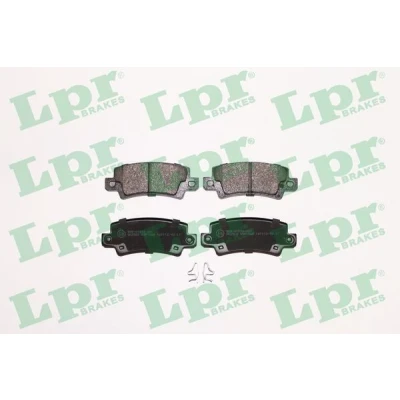 Billede af LPR 05P1068 Bremseklodser TOYOTA: Corolla IX Hatchback, Station Wagon, Sedan