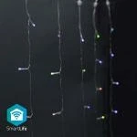 Billede af SmartLife Dekorativ LED Gardin Wi Fi RGB 180 LED&#039;s 3 m Android / IOS