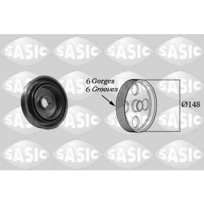 Billede af SASIC 2150021 Remskive Krumtapaksel 148 PEUGEOT: 407 SW, 308 I 307 Stationcar, CITROËN: C4 Hatchback