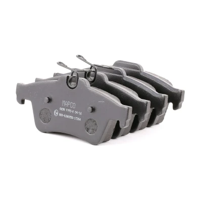 Billede af MAPCO 6698 Bremseklodser bagaksel Ekskl. slidadvarselskontakt med anti knirke plade FORD: Focus 3 Turnier, KUGA 2, 2 Kombi, VOLVO: V40 Hatchback