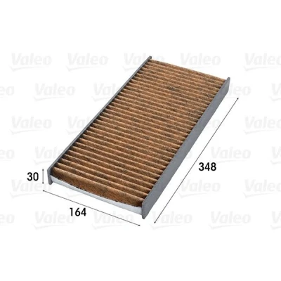 Billede af VALEO 701005 Kabinefilter Aktivkul filter med Polyphenol, anti skimmel virkning, antiallergisk virkning 348 160 30 CLIMFILTER SUPREME