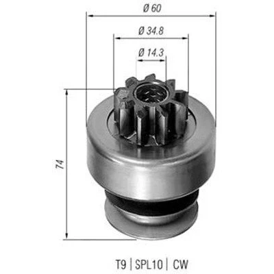 Billede af MAGNETI MARELLI 940113020101 Spidshjul, starter