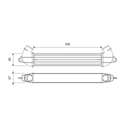 Billede af VALEO 818712 Intercooler uden sensor