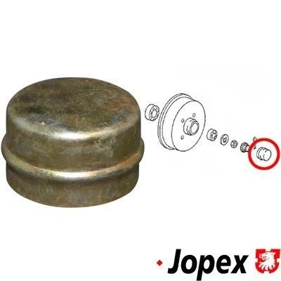 Billede af JP GROUP 1151450200 Navkapsel, hjulnav