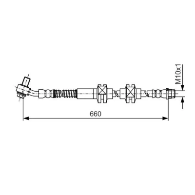 Billede af BOSCH 1 987 481 A49 Bremseslange 660