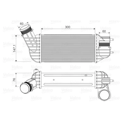 Billede af VALEO 818345 Intercooler uden EGR ventil