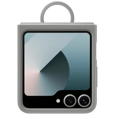 Billede af Samsung Silikone Back Cover med Ring Grå Galaxy Z Flip 6