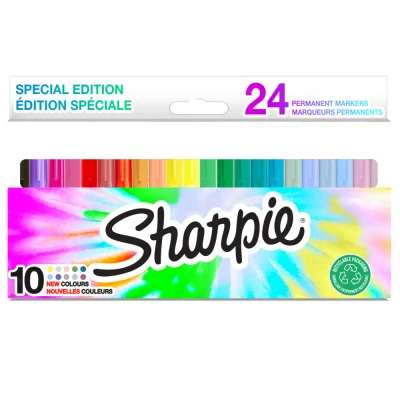 Billede af Sharpie Sæt med Fiberpenne 24 Dele Fastansat Multifarvet