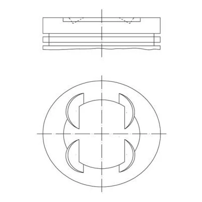 Billede af Stempel MAHLE ORIGINAL 681 PI 00109 000
